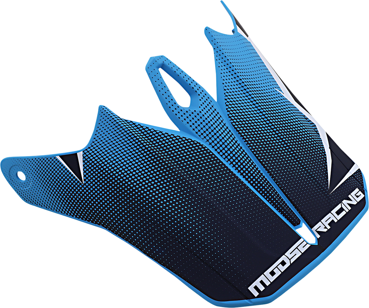 MOOSE OFFROAD F.I.Visor Kit - Agroid - Navy/Light Blue 0132-1414