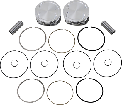 JE PISTONS Piston Kit - 4.25" Bore - +0.313" Oversize - 107" M8 370246