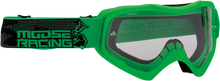 MOOSE OFFROAD Qualifier Goggle - Agroid - Green - Clear Lens 2601-2655
