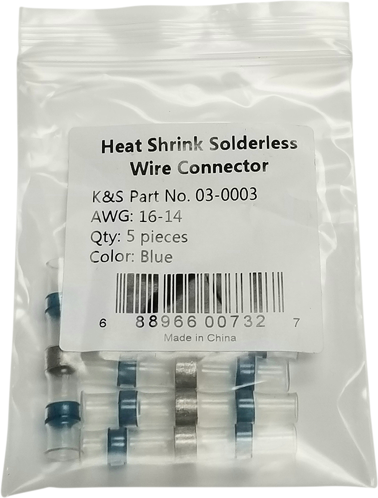 K&S TECHNOLOGIES Wire Connector - AWG 16-14 03-0003