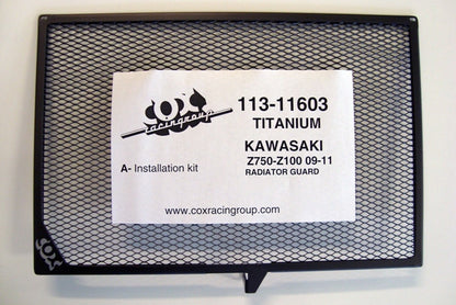 Cox Racing Radiator Guards for the Kawasaki Z750-Z1000 (09-13)