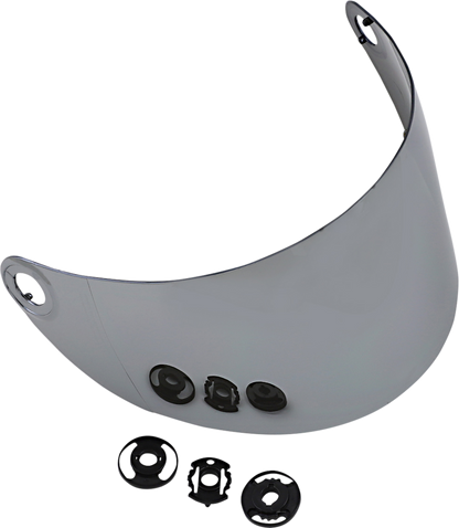 BILTWELL Gringo S Shield - Gen 2 - Flat - Chrome Mirror 1111-221