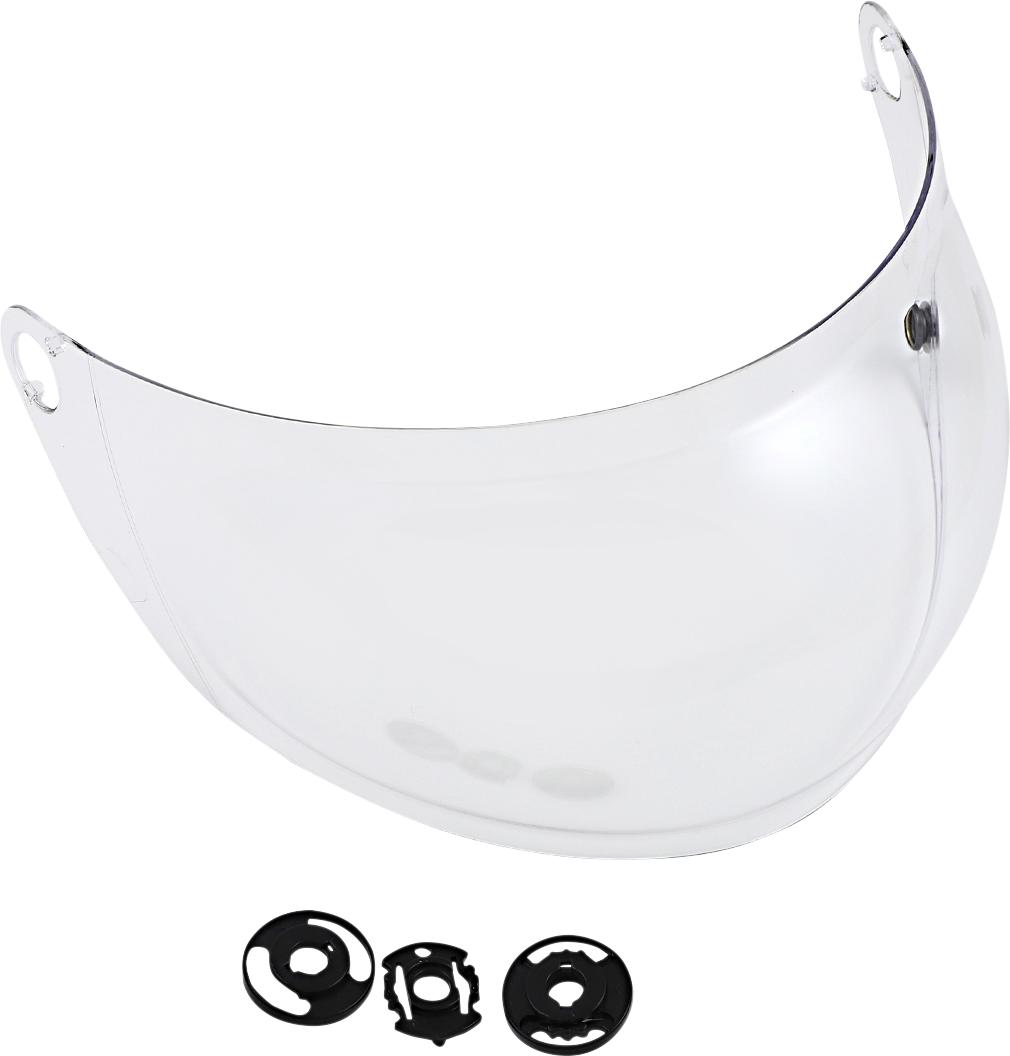 BILTWELL Gringo S Shield - Gen 2 - Bubble - Clear 1113-101
