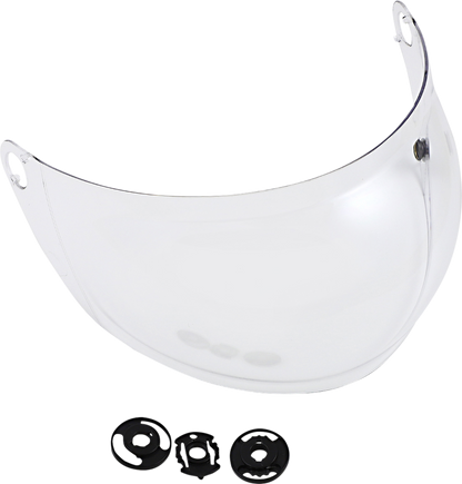 BILTWELL Gringo S Shield - Gen 2 - Bubble - Clear 1113-101