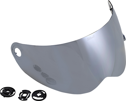 BILTWELL Lane Splitter Shield - Gen 2 - Chrome Mirror 1112-221