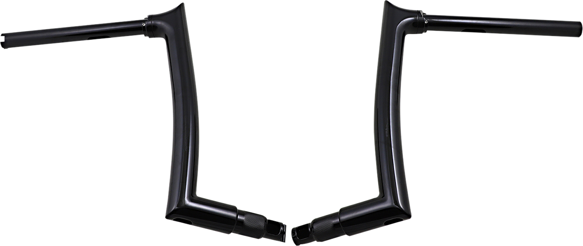 FAT BAGGERS INC. 1-1/2" EZ Install Pointed Top Handlebar - 12" - Black 806012-B