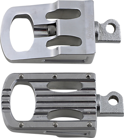 BILTWELL Punisher Foot Pegs - Classic - Polished 7005-303-01