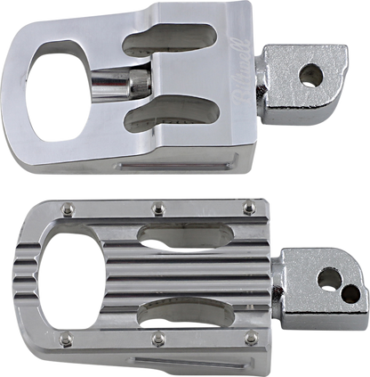 BILTWELL Punisher Foot Pegs - Passenger - Polished - M8 7005-303-04