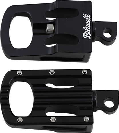 BILTWELL Punisher Foot Pegs - Classic - Black 7005-203-01
