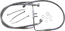 DRAG SPECIALTIES Brake Line - Front (Upper) - Stainless Steel 618623