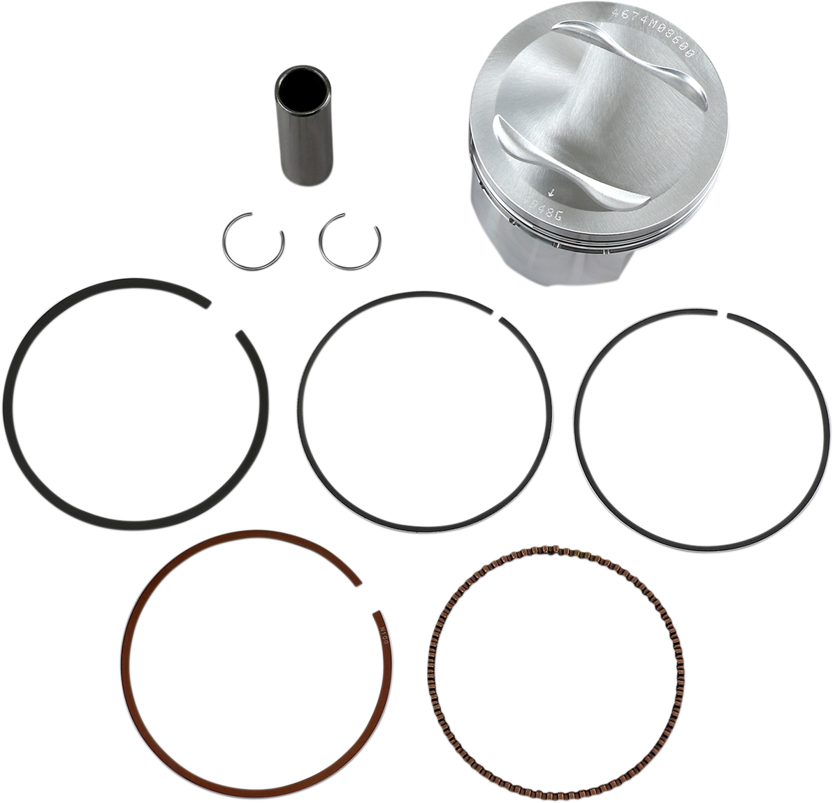 WISECO Piston Kit - 86.00 mm - Yamaha 4674M08600