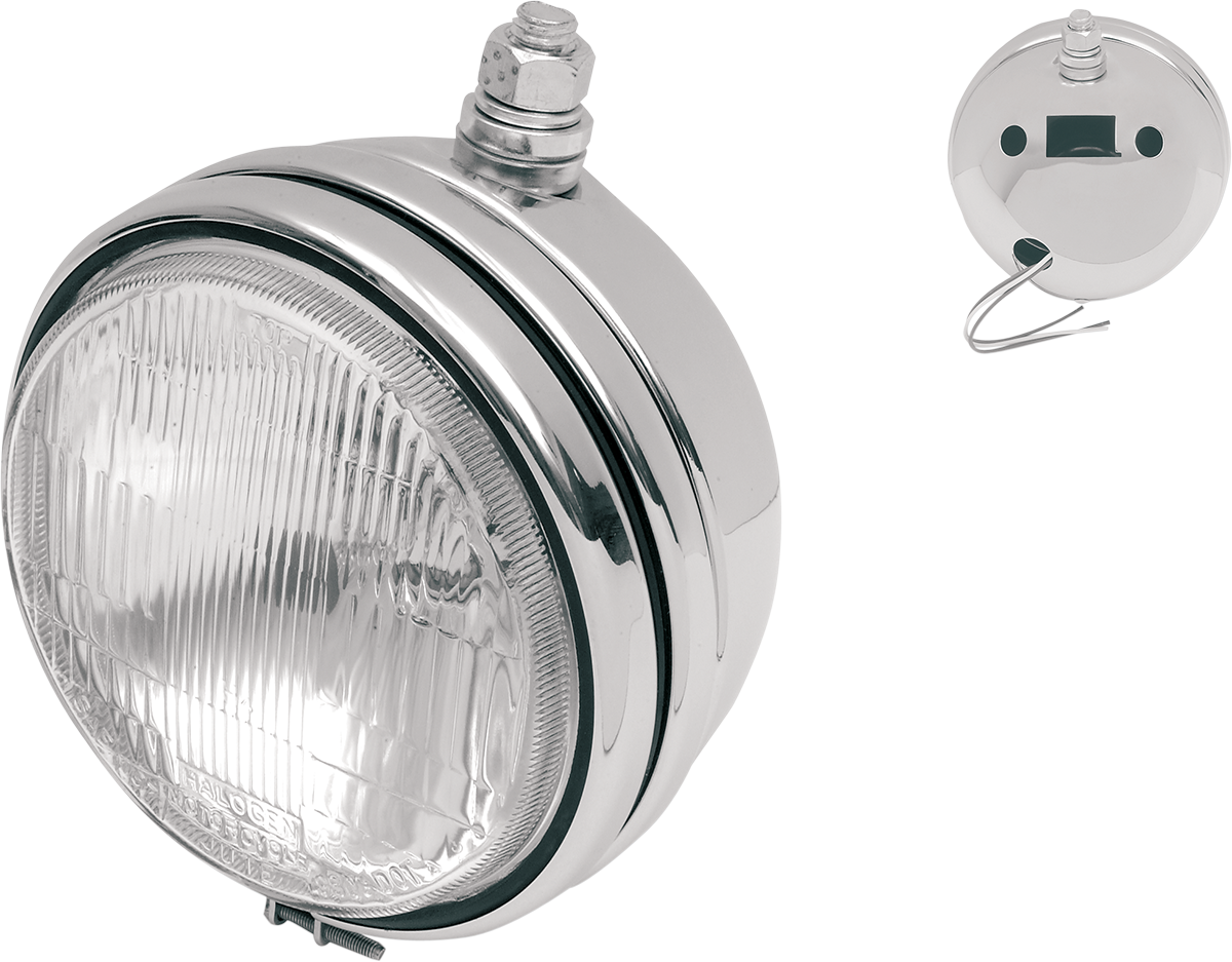 DRAG SPECIALTIES Headlight - 5-3/4" - Chrome - '75-'89 FX/R XL 20-0308C-BX-LB2
