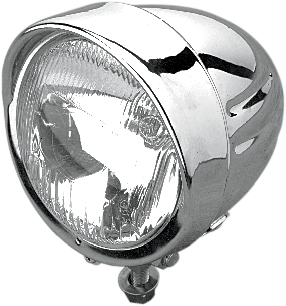 DRAG SPECIALTIES Spotlight w/Visor - 4-1/2" 20-6028HD-BXLB1