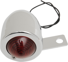 DRAG SPECIALTIES Bullet Light with Mount - Right - Red Lens - Chrome 162084-BC207