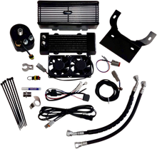 ULTRACOOL Oil Cooler Kit - Flat Black - Touring RF-1F