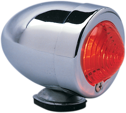 DRAG SPECIALTIES Bullet Light - Bottom-Mount - Red Lens - Chrome 162051-BC207
