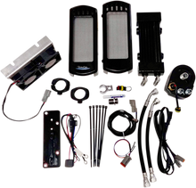 ULTRACOOL Side Mount Oil Cooler Kit - Gloss Black - FXR/Touring SMT-1G