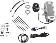 ULTRACOOL Side Mount Oil Cooler Kit - Chrome - Dyna SMD-1C