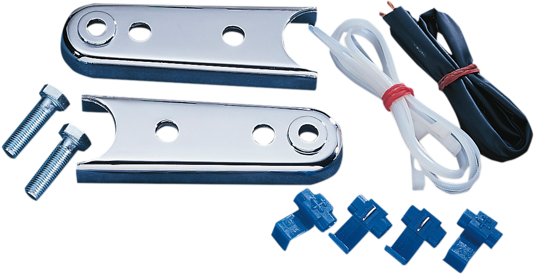 DRAG SPECIALTIES Turn Signal Relocation Kit - Rear - '84-'01 FXST 20-0369-BC251