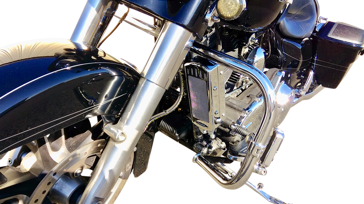 ULTRACOOL Side Mount Oil Cooler Kit - Chrome - Sportster SMSP-2C