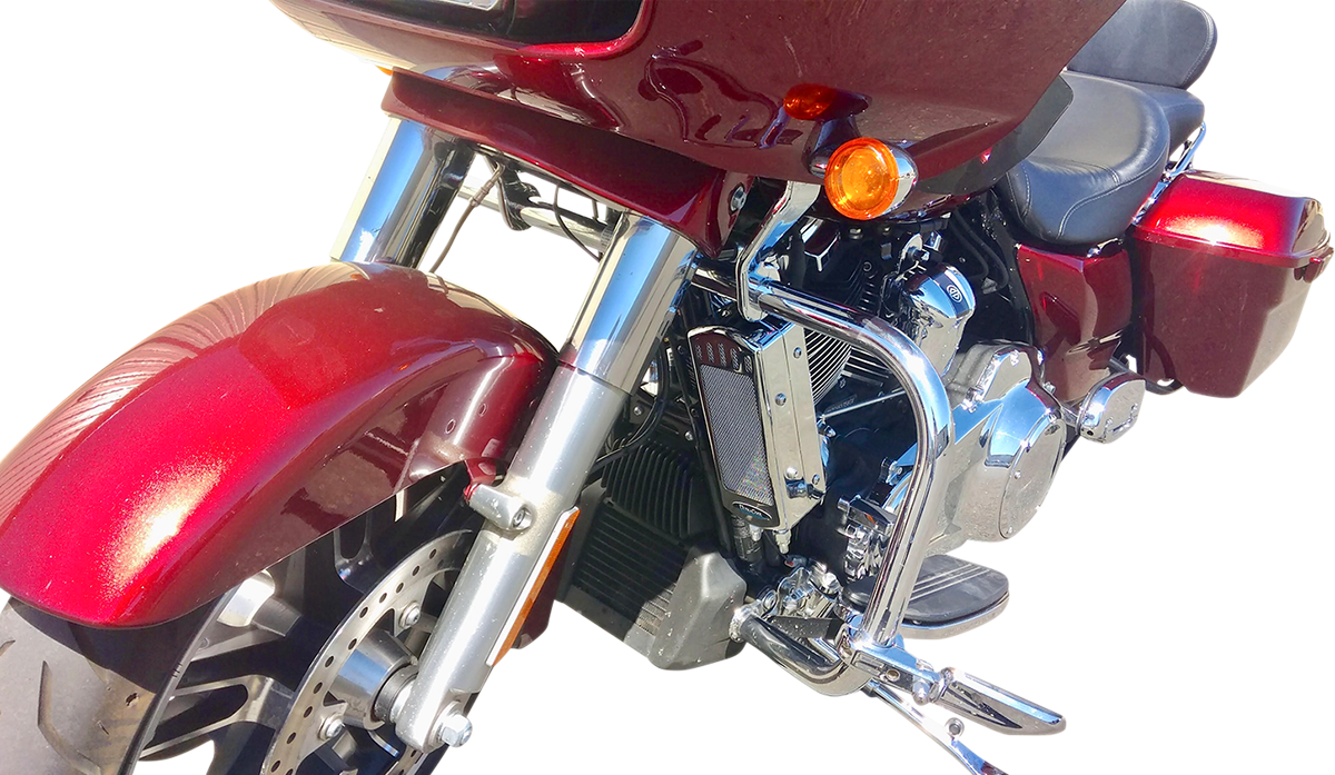 ULTRACOOL Side Mount Oil Cooler Kit - Chrome - M8 Touring/Trike SMT8-1C