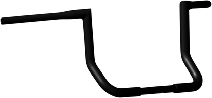 KHROME WERKS Buck-25 Handlebar - FLH - 10" - Black 300730