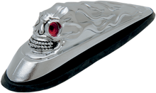 DRAG SPECIALTIES Skull Head - Illuminated Eyes - Chrome 91-6623R