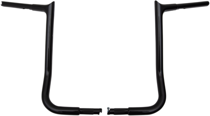FAT BAGGERS INC. 1-1/4" EZ Install Pointed Top Handlebar - 16" - Black 905016-B