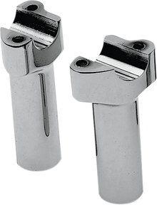 DRAG SPECIALTIES Buffalo Billet Aluminum Handlebar Risers - 4-1/2" - Chrome 290111