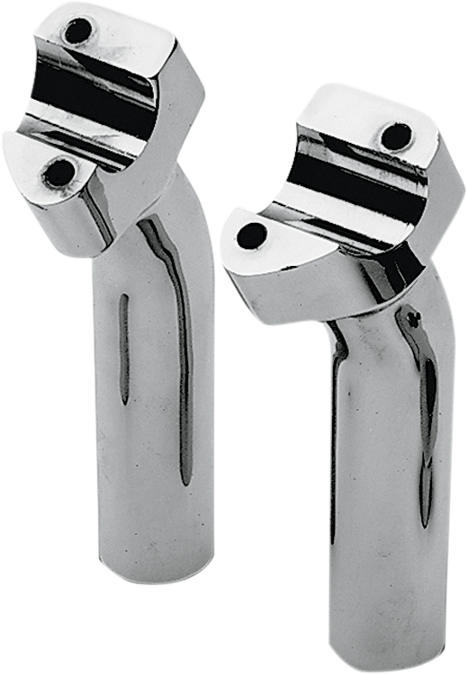 DRAG SPECIALTIES Buffalo Billet Aluminum Handlebar Risers - 5-1/2" - Chrome 290112