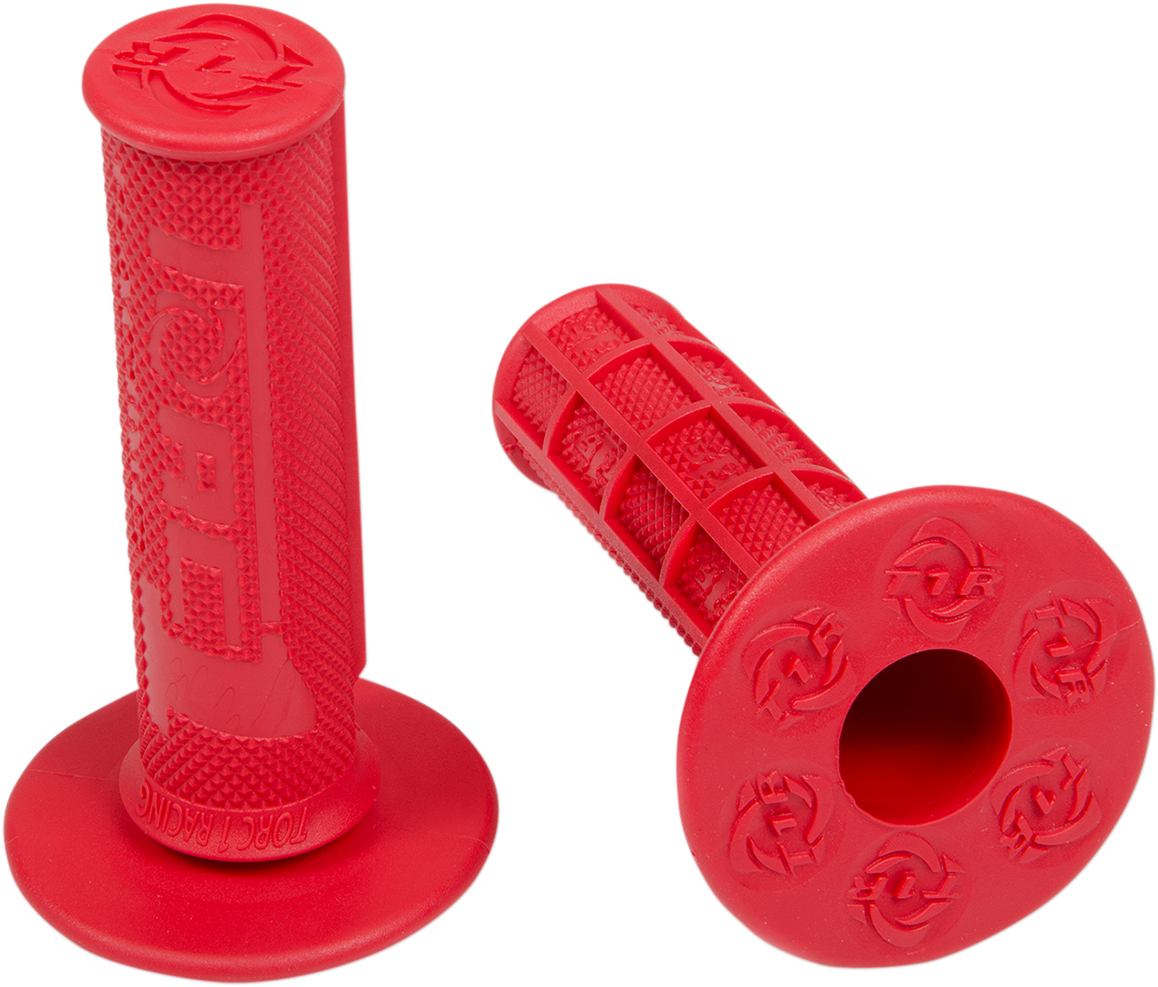 TORC1 Holeshot Grips - Soft - MX - Red 3000-0400
