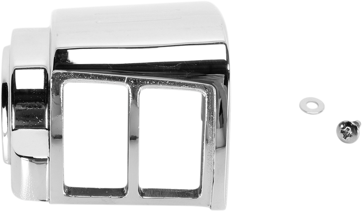 DRAG SPECIALTIES Handlebar Switch Housing Kit - Left - Upper - Chrome 07-0545A-BC114