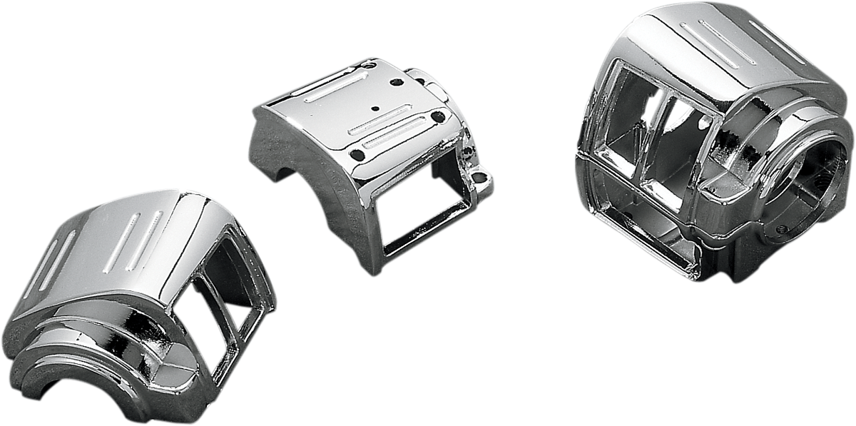 DRAG SPECIALTIES Handlebar Switch Housing Kit - Chrome 07-0544/5-SC3
