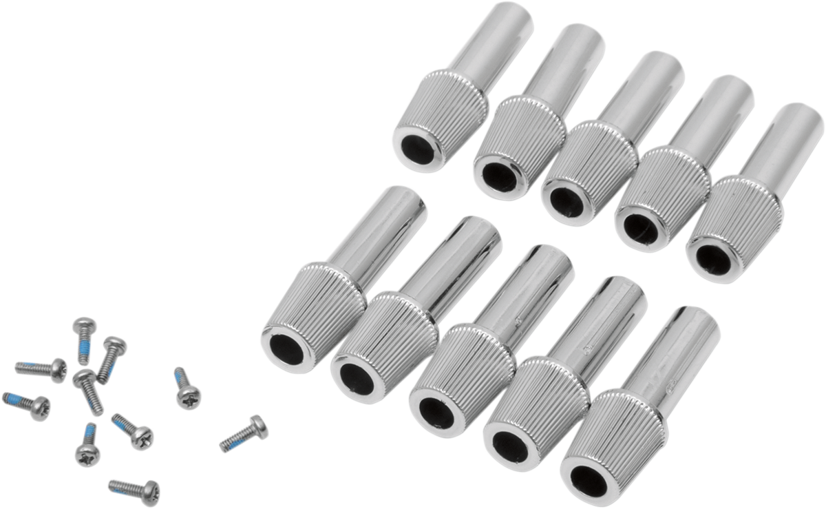 DRAG SPECIALTIES Trip Reset Knobs - 10 Pack 21-0853B-PB