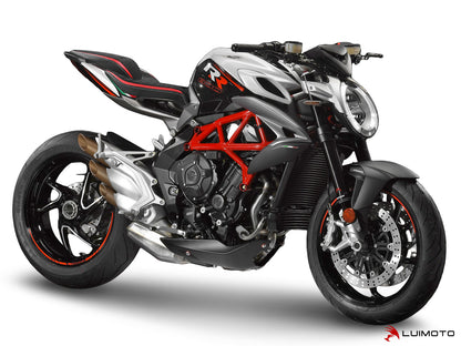 LUIMOTO (HEX-R) Rider Seat Cover for the MV AGUSTA BRUTALE 800 (2016+)