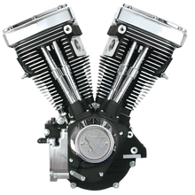 S&S Cycle 84-99 BT V80 Long Block Engine - Wrinkle Black