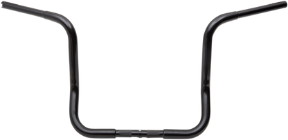 FAT BAGGERS INC. 1-1/4" EZ Install Round Top Handlebar - 14" - Black 903014-B