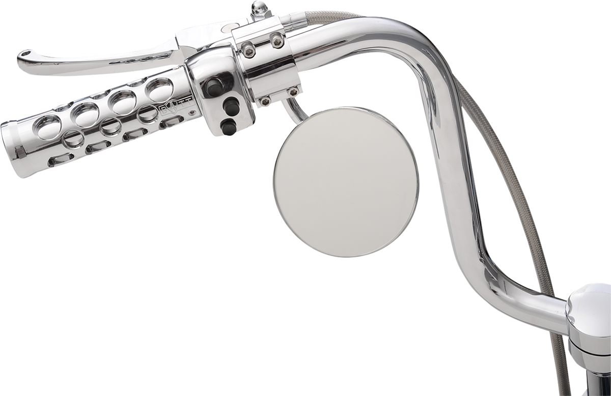 DRAG SPECIALTIES Mirror - Custom - Side View - Round - Chrome - Left/Right - 4" - Each KA-1-BC4