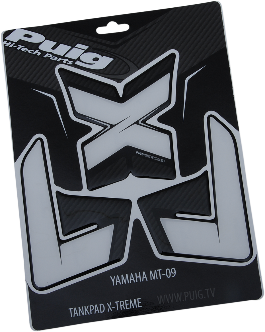 PUIG HI-TECH PARTS Tank Pad - Carbon - Yamaha 8439C