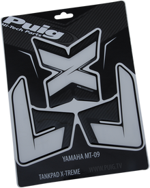 PUIG HI-TECH PARTS Tank Pad - Carbon - Yamaha 8439C