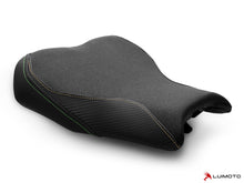 LUIMOTO Baseline Rider Seat Cover for the KAWASAKI Ninja ZX-25R (2020+) and ZX4RR (2023+)