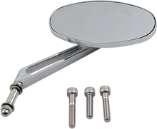 DRAG SPECIALTIES Mirror - Stealth I - Side View - Oval - Chrome 302150-BC3N-BX2