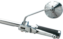 DRAG SPECIALTIES Mirror - Round Series - Side View - Stealth II/Thin - Chrome - Left/Right - Each 302154-BC4-LB16