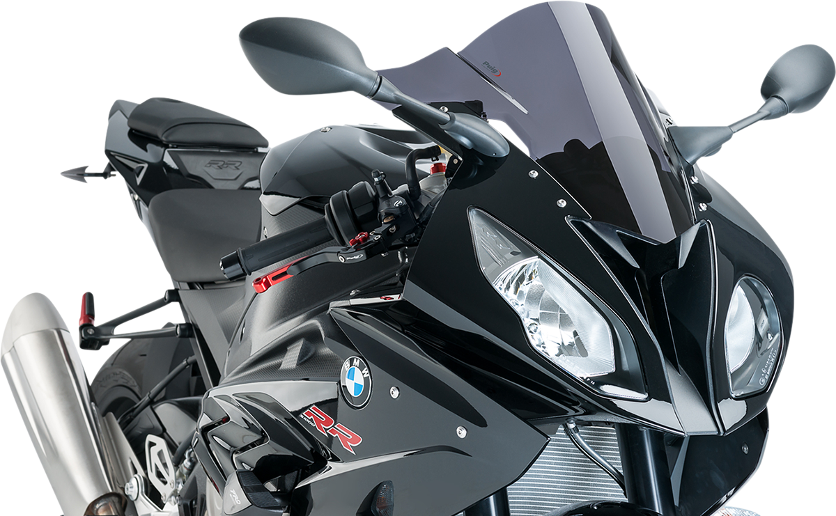 PUIG HI-TECH PARTS Race Windscreen - 14-1/4" - Dark Smoke - S1000RR 7564F