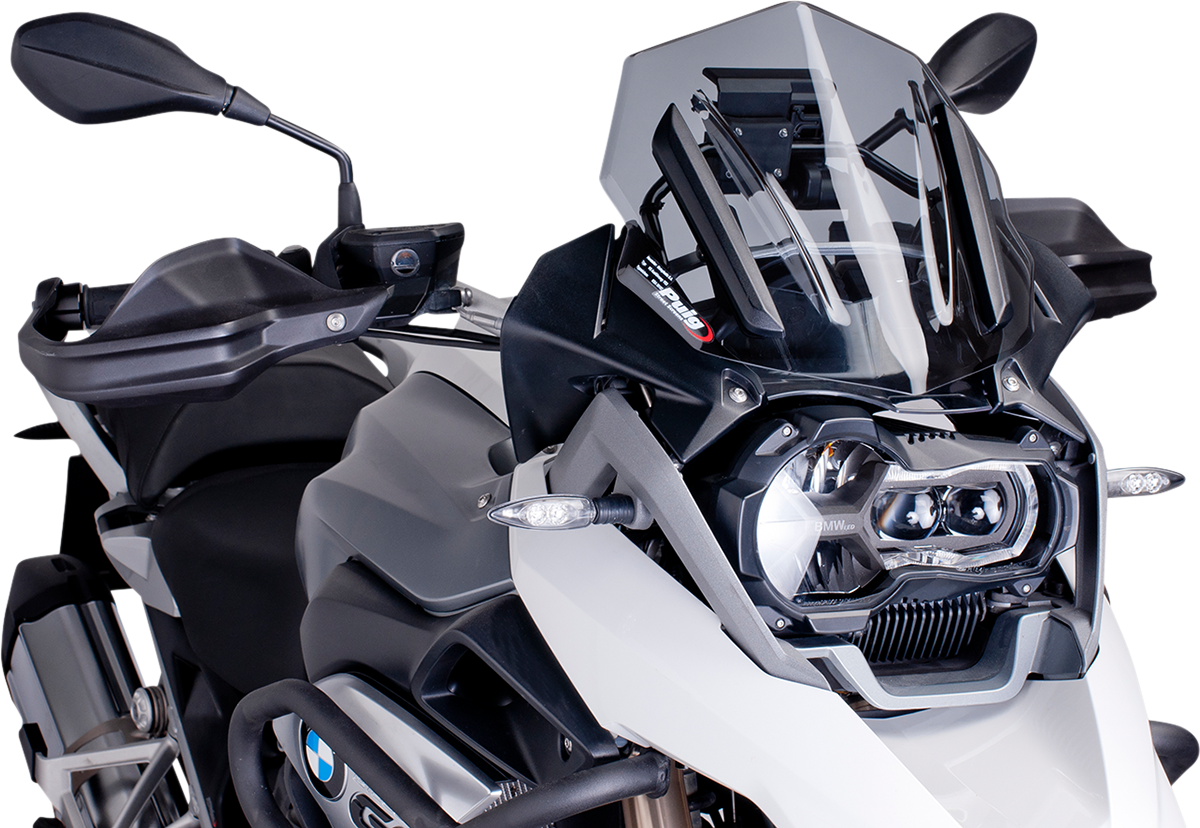 PUIG HI-TECH PARTS Race Windscreen - 12-1/2" - Light Smoke - BMW 6487H