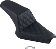SADDLEMEN Step-Up Seat - Front Lattice Stitch - Black - Bolt '13-'24 Y13-16-172