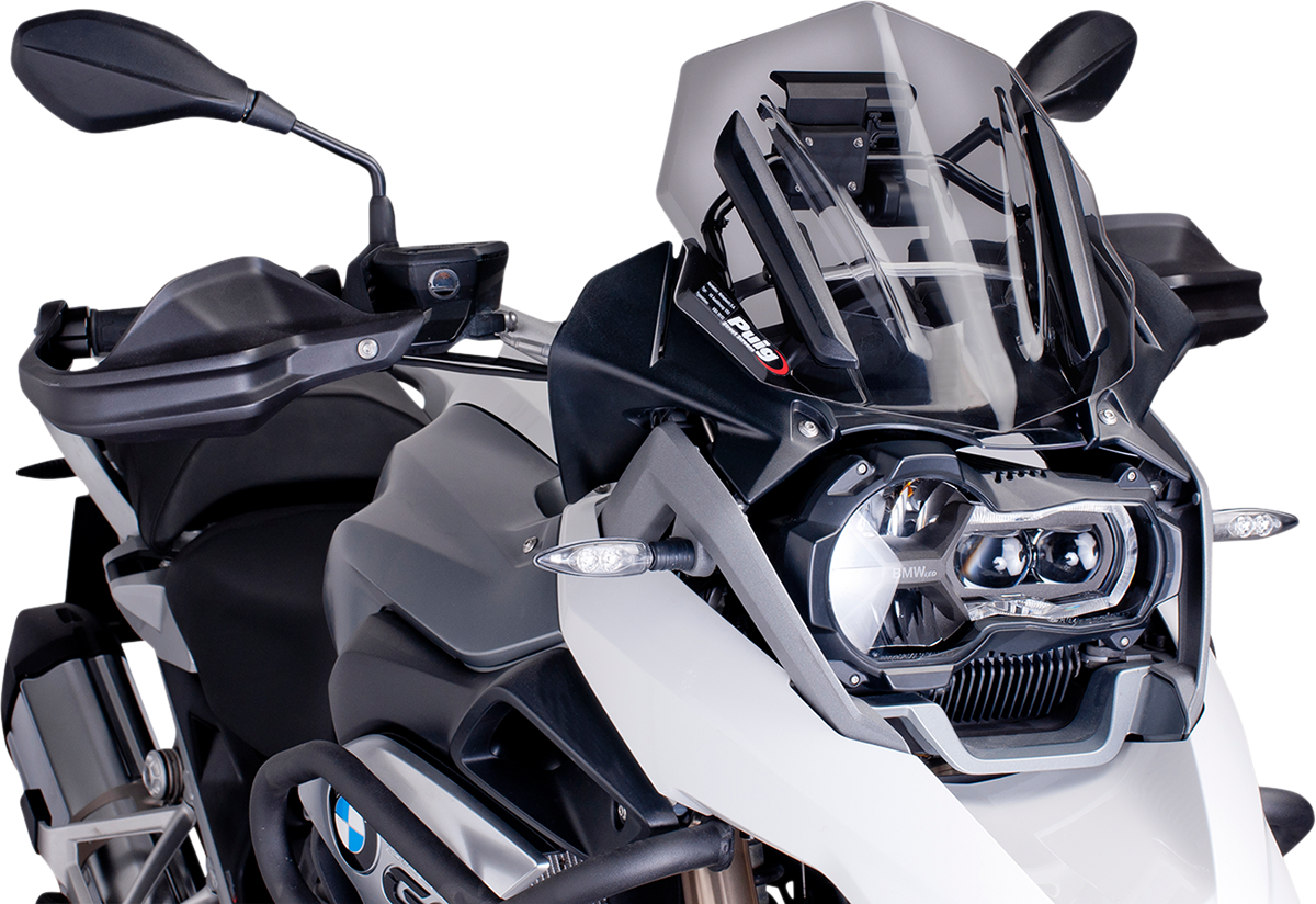 PUIG HI-TECH PARTS Race Windscreen - 12-1/2" - Dark Smoke - BMW 6487F