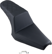 SADDLEMEN Step-Up Seat - Rear Lattice Stitch - Black - Bolt '13-'24 Y13-16-173