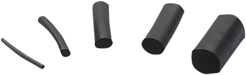 DRAG SPECIALTIES Shrink Tube .375" to .188" 5' - Black DRSTT262-5