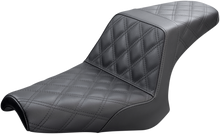 SADDLEMEN Step-Up Seat - Full Lattice Stitch - Black - Bolt '13-'24 Y13-16-175
